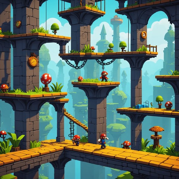 Comment un jeu de plateforme peut-il utiliser des mécaniques de manipulation du temps pour des puzzles innovants?